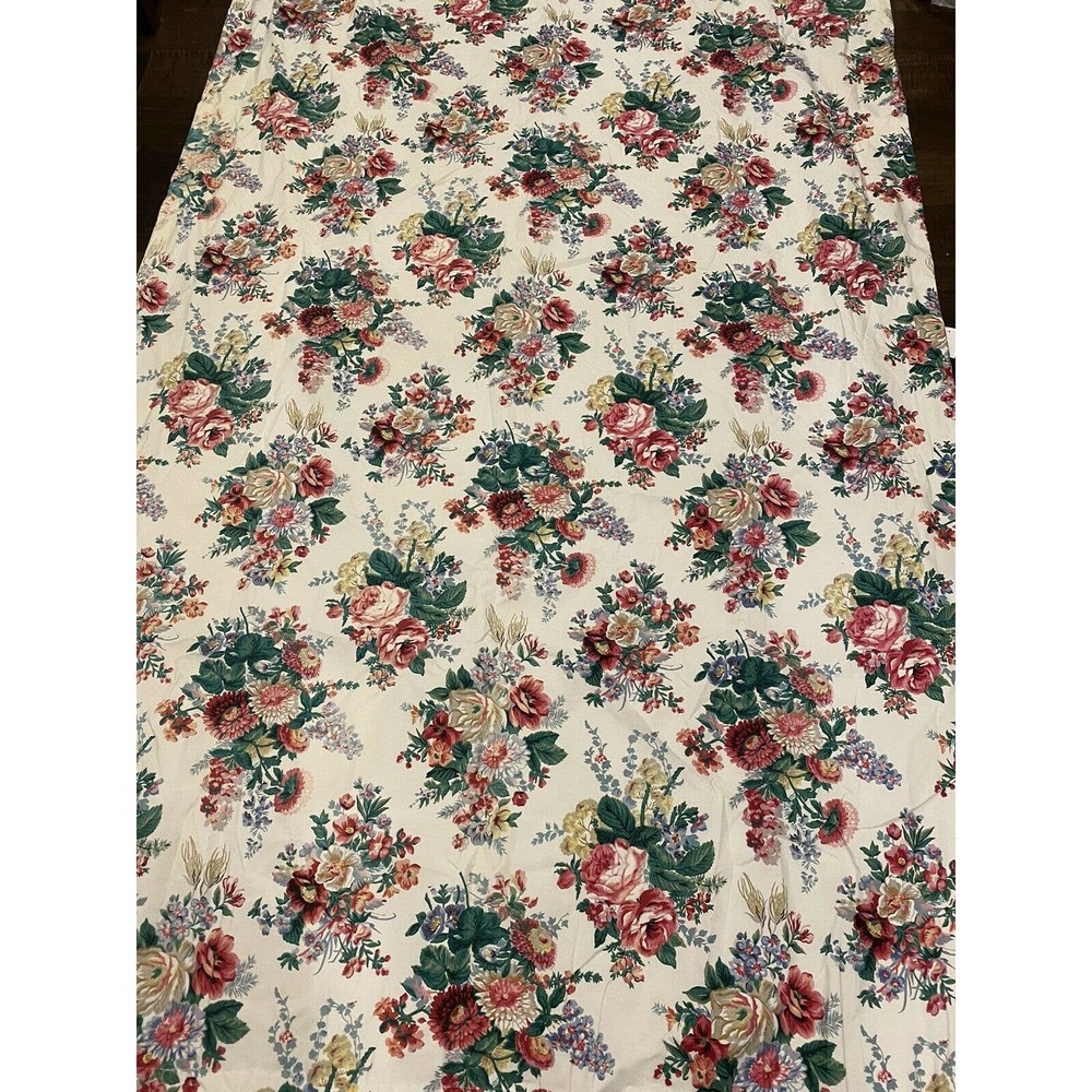 Vintage RALPH Lauren Valerie DRAPE Curtains FLORAL